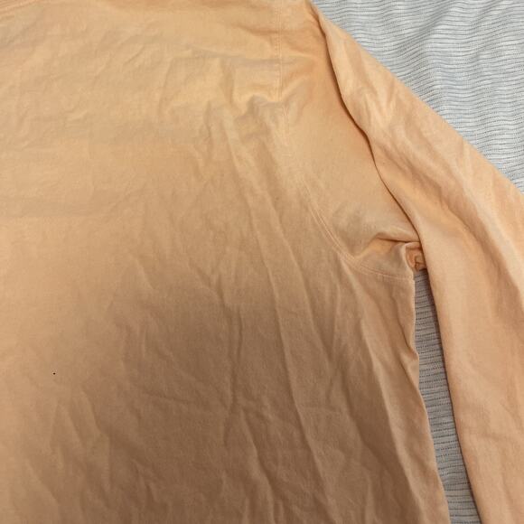 Carhartt Long Sleeve Logo T-Shirt Orange Size 2XL Loose Fit Heavyweight Graphic - Picture 6 of 6